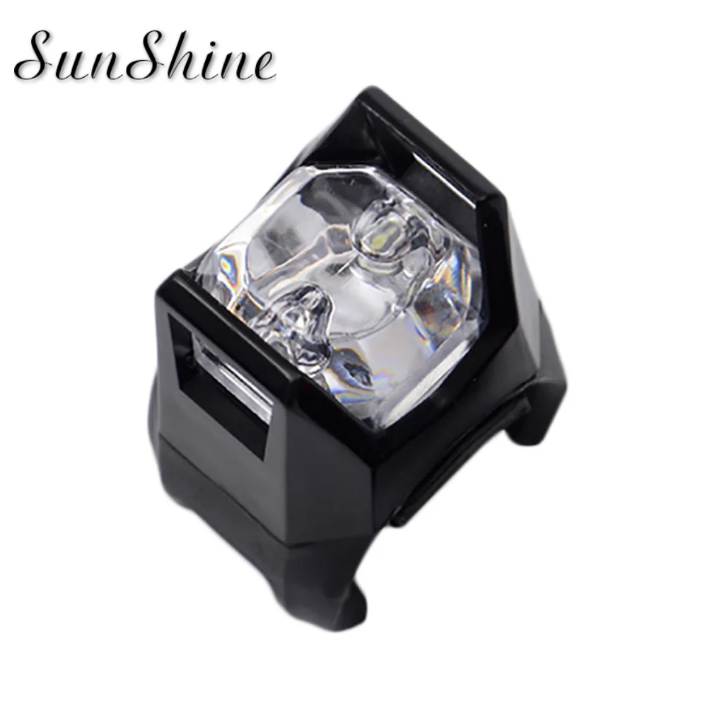 1 шт. черный велосипедный мигающий Головной фонарь на переднее колесо