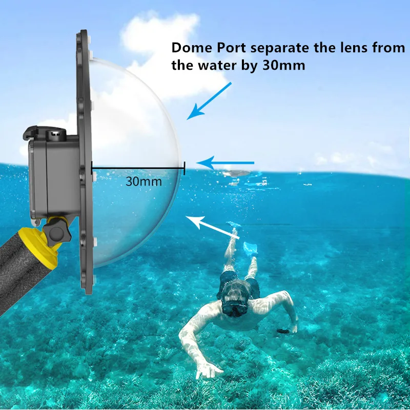 Чехол для дайвинга с купольным портом 30 м водонепроницаемый чехол плавающей