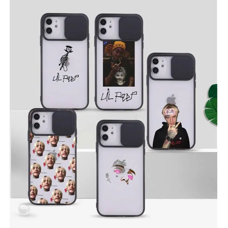 

fun Lil Peep cartoon Phone Case For iPhone 12 11 8 7 se 2020 mini pro X XS XR MAX Plus Transparent Camera Protection Cover