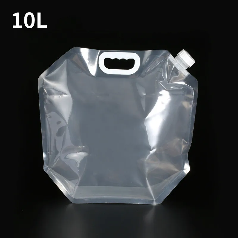 white 10L Открытый Портативный большой емкости складной мешок воды автомобиля аварийный мешок для хранения воды кемпинг портативный ведро различные спецификации - Цвет: white 10L