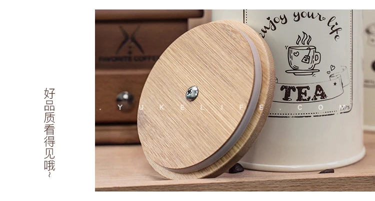 Bamboo Seal jar хранит кофейные банки, чайные банки, банки для сахара, закуски, коробки для сахара, влагостойкое кольцо