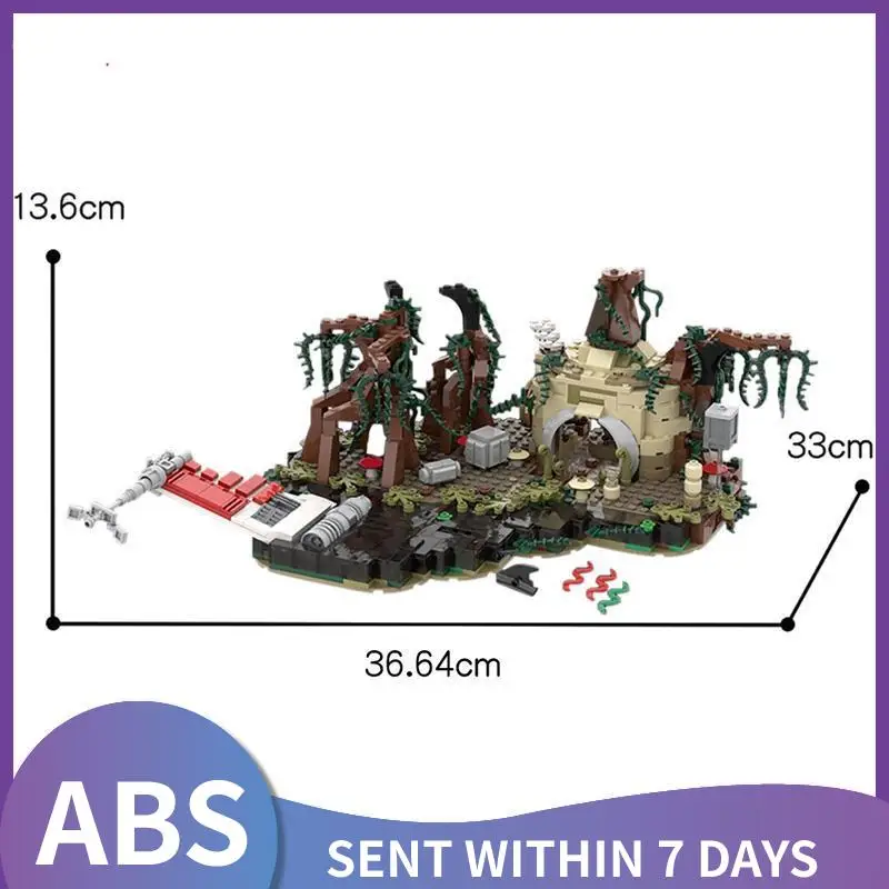 

star space Series Dagobahed playset Building Blocks Collection Creative movie figures Street View model blocks kids toys