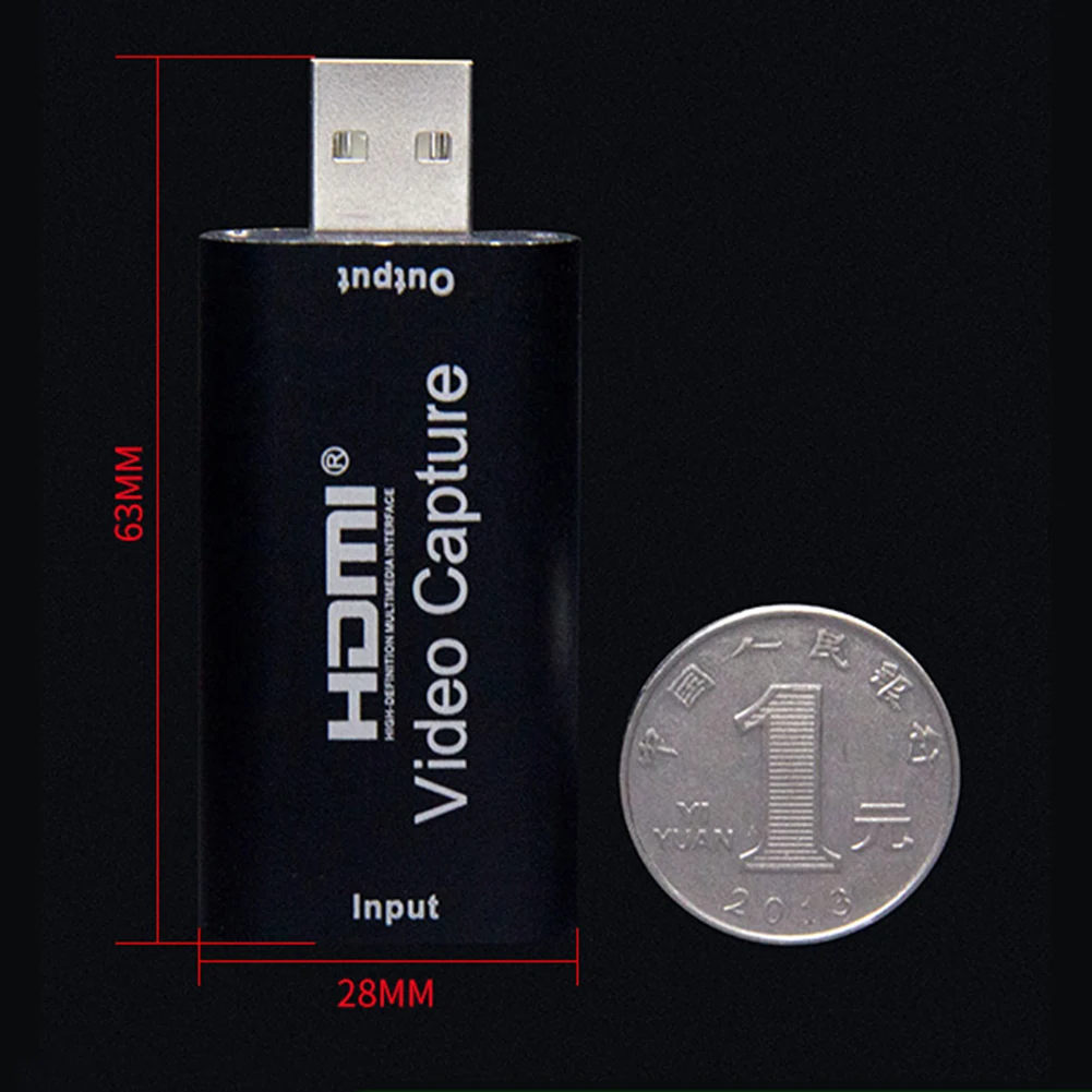 

HDMI Video Capture Device 1080P 30fps Video Capture USB2.0 Video Recorder Adapter Video Capture Card Applicable Audio And Video