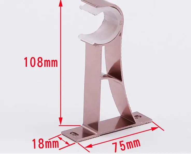 

Aluminum Curtain Accessories, Curtain Rod Support