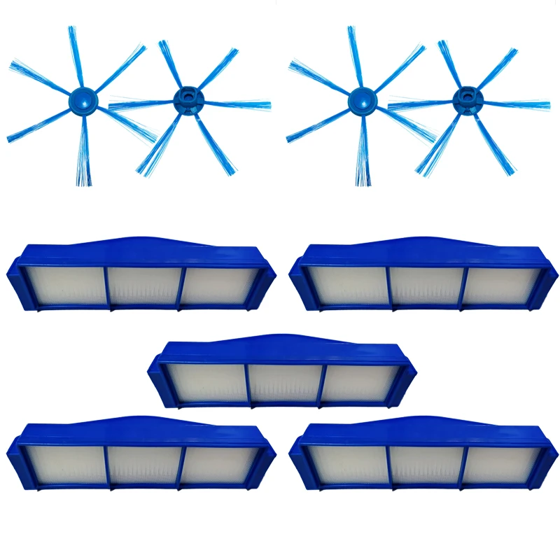 

Side Brush+Washable Filter For Philips FC8007 FC8792 FC8794 FC8796 Vacuum Cleaner Accessories