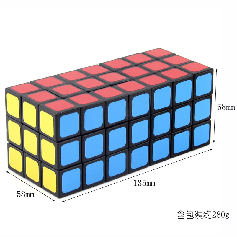 WitEden 1C337 неравный 3x3x7 Кубик Рубика для профессионалов головоломка на скорость 337 куб обучающий игрушки для детей cubo magico
