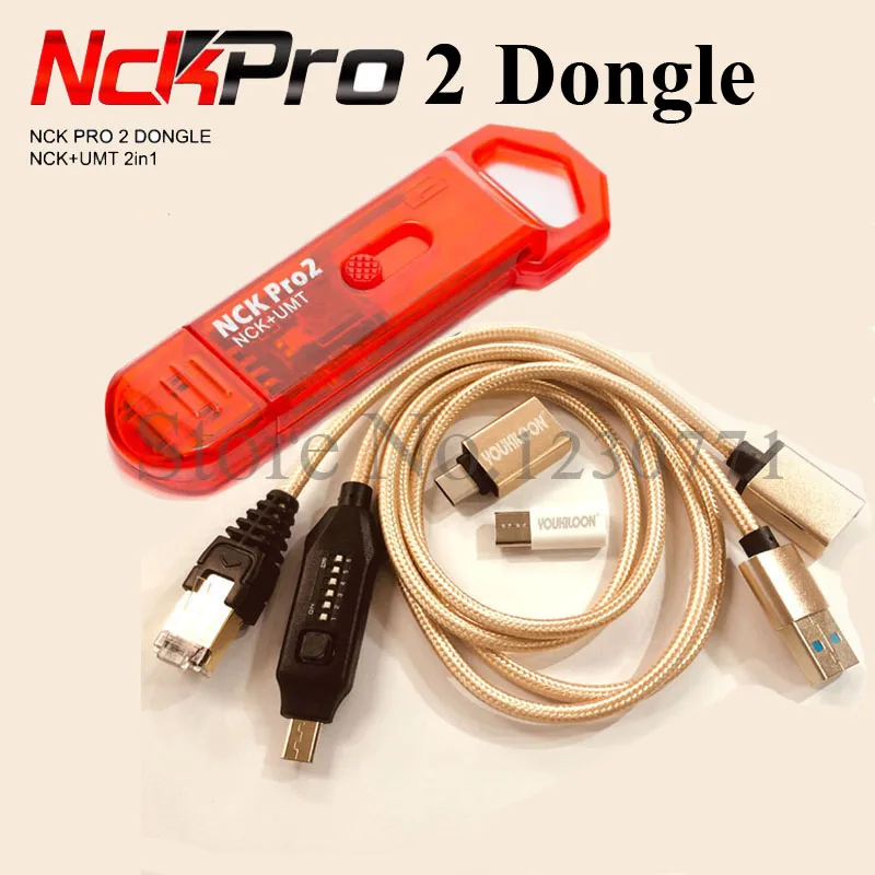 100% Оригинальный NCK Pro Dongle Pro2 Dongl + MUF ALL BOOT кабель (NCK DONGLE UMT 2 в 1) Бесплатная