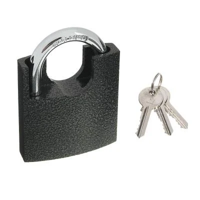 Замок навесной ЕРМАК 70 мм с потайной дужкой | Обустройство дома