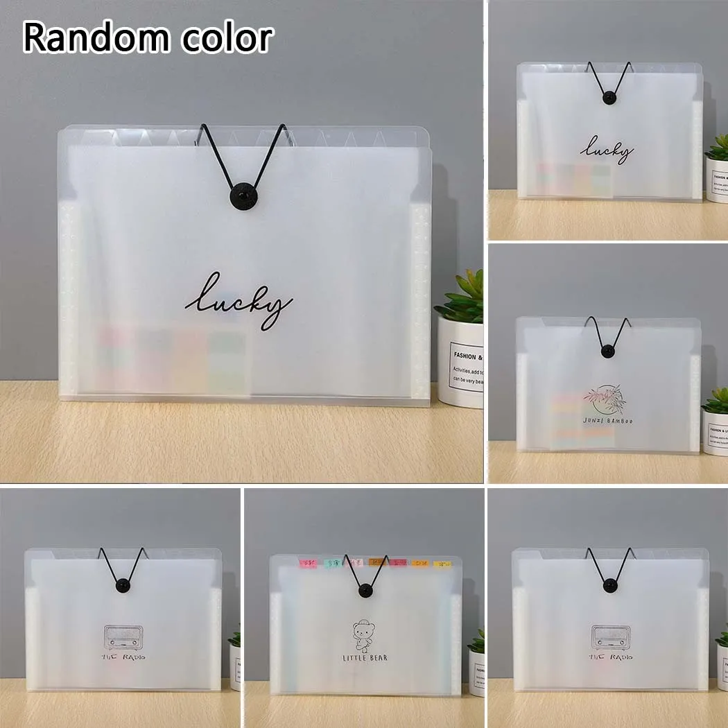 

5layers/8layers 25.5*32.8cm Organ Bag Portable Storage Multi-layer File Bag Data Folder Storage Bag A4