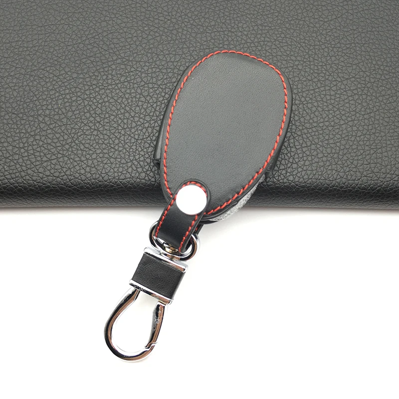 

6 Buttons 100% Leather Car Key Case for Chevrolet GMC Yukon Suburban Tahoe Intelligent Fob Remote Shell Car Cover