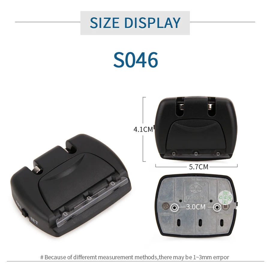 3 Digit Combination Suitcase Padlock Reset Luggage Lock Suitcase Accessories Digital Password Luggage Decoration Accessories