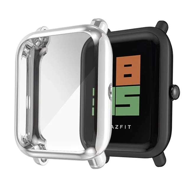 Тонкий цветной защитный чехол для экрана из ТПУ для часов Huami Amazfit Bip Younth с защитой экрана - Цвет: 5