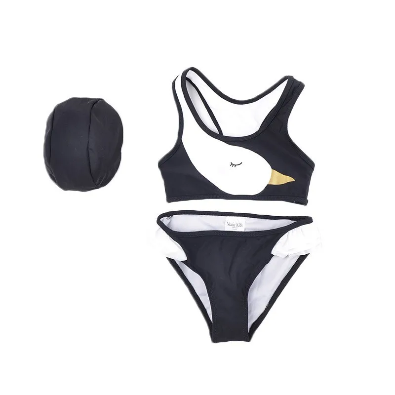 Детский купальный костюм Милая принцесса Маленькие лебединые купальники для