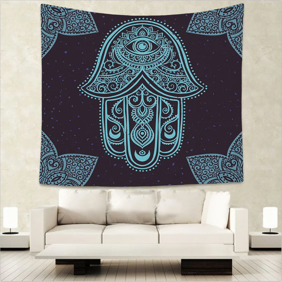 Коврик для йоги в стиле Будды индийский гобелен хиппи мандала подвесное богемное