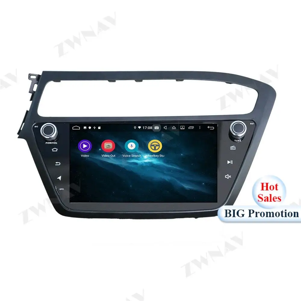 Автомобильный мультимедийный плеер PX6 4 + 64 ГБ Android 10 0 для Hyundai i20 2014 2018