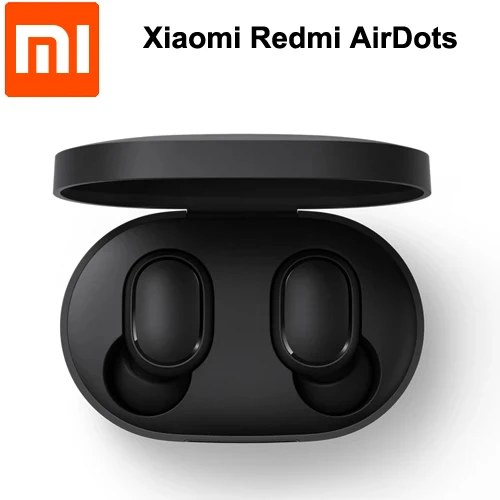 В Xiaomi Redmi Airdots Bluetooth 5,0 TWS беспроводные Bluetooth наушники стерео бас с микрофоном наушники