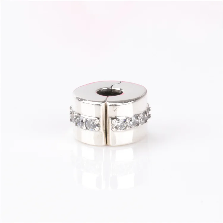 

DoDoFly Positioning Buckle 925 Sterling Silver Beautiful Bright Road Fixed Clip Fit Original Bracelet Necklace DIY Jewelry