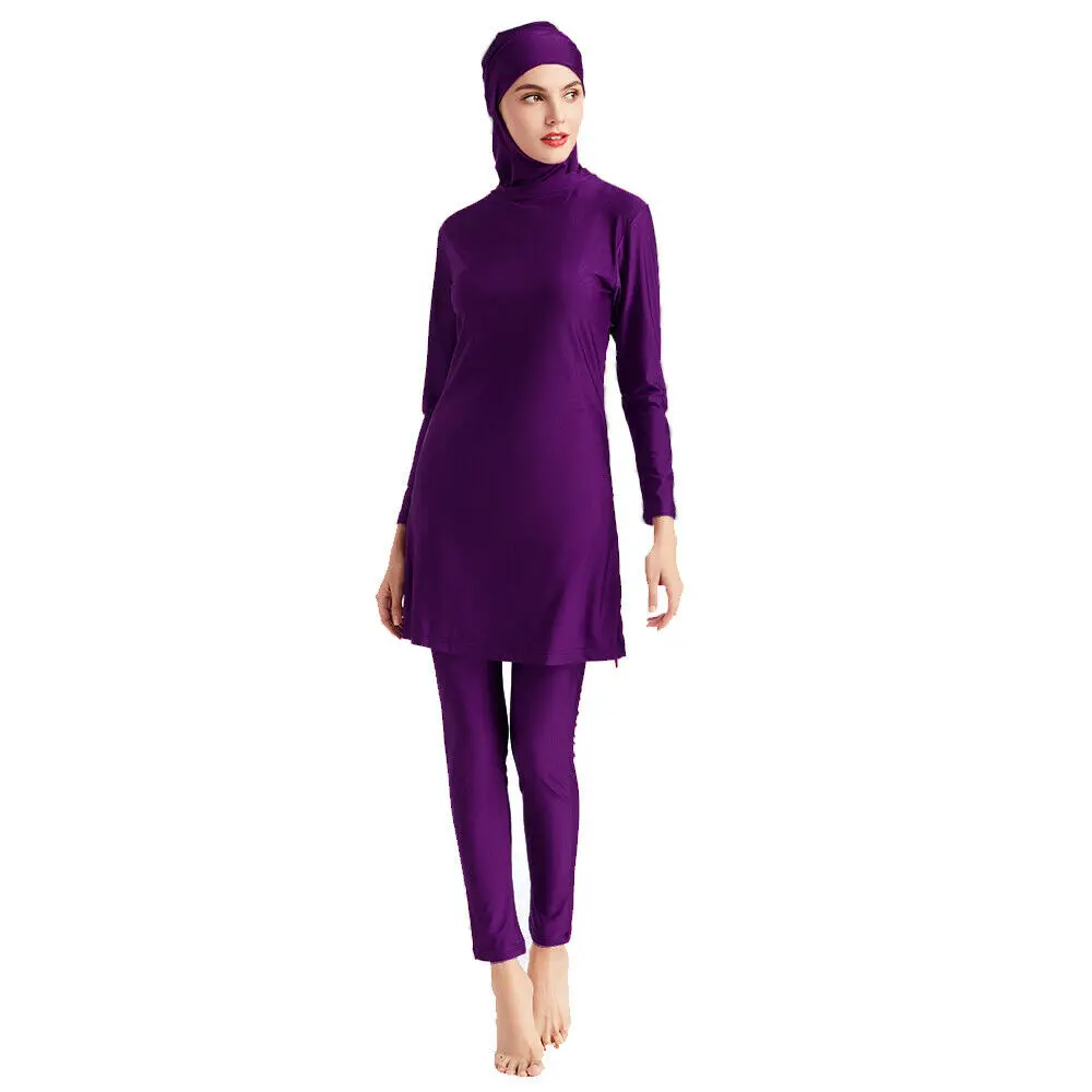 Мусульманская женская одежда купальный костюм Burkini с полным покрытием пляжная