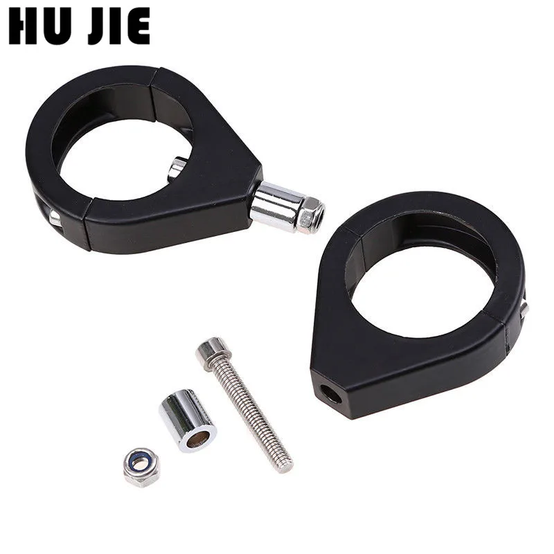 Вилочные зажимы для мотоцикла черное крепление указателя поворота подходит Honda