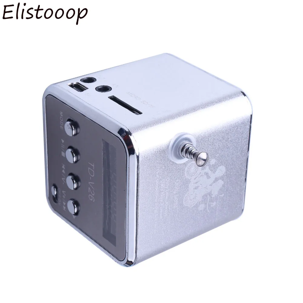 Цифровой портативный мини-радиоприемник Fm-радио с поддержкой SD/TF-карт для