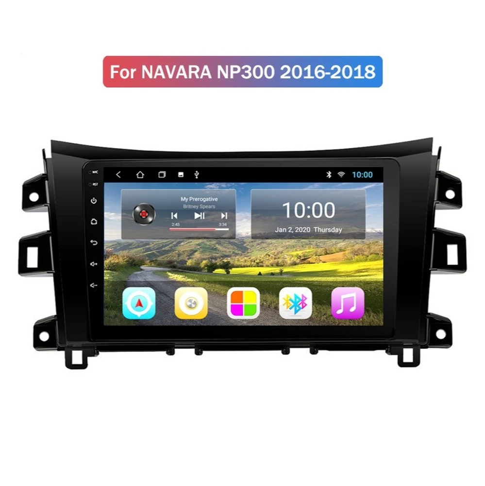 

Android 10.0 System Quard Core 2G+32G WIFI HD 1024*600 Car GPS Nagavition For NISSAN NAVARA NP300 2016-/TERRA 2018- Car Radio