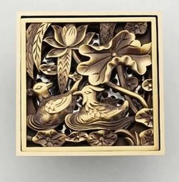 

Antique Brass Bathroom Floor Anti-odor and Insect-Proof Shower Drain Dhr028