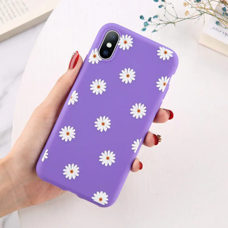 6680PR Чехол для телефона Moskado Flowers для iPhone 11 Pro X XR XS Max 7 8 6 6s Plus 5 5S SE Хризантема Цветочный Мягкий ТПУ силиконовый чехол - Цвет: 6680PR