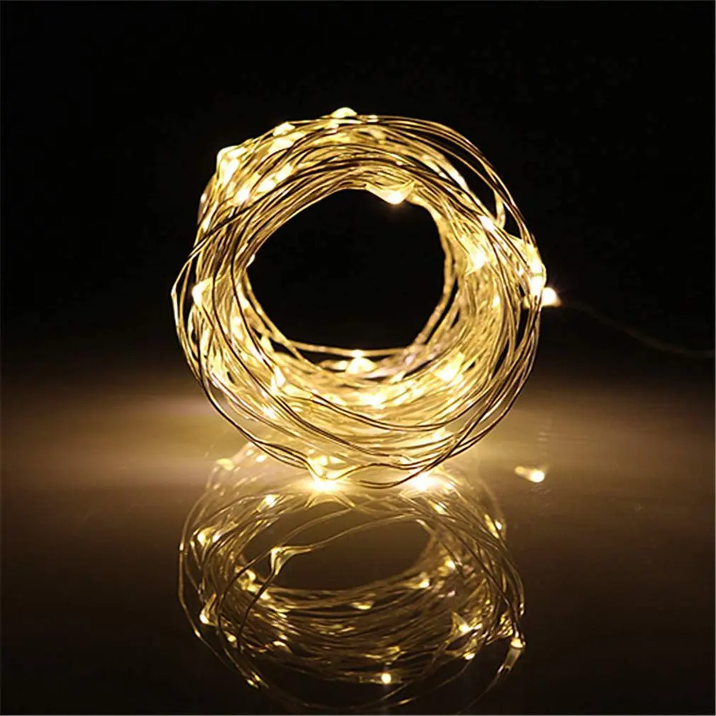 

String Light Christmas Party Indoor Room Decoration Light Led Copper Wire Lamp Waterproof Fairy Light Energy-saving