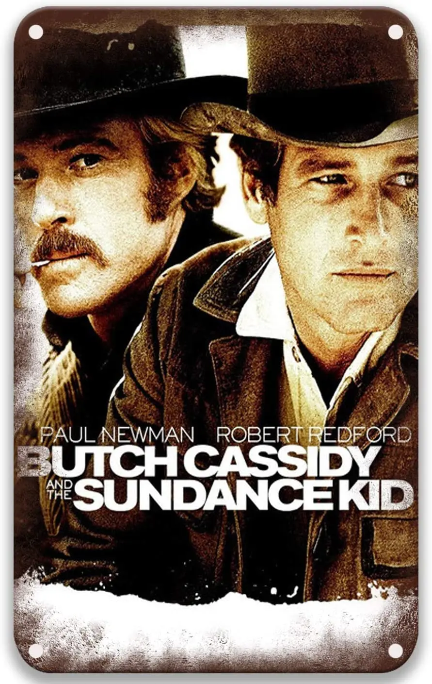 

Butch Cassidy and The Sundance Kid (1969), винтажные фильмы, металлические жестяные знаки на заказ для спальни, деревенского домашнего декора Farmho