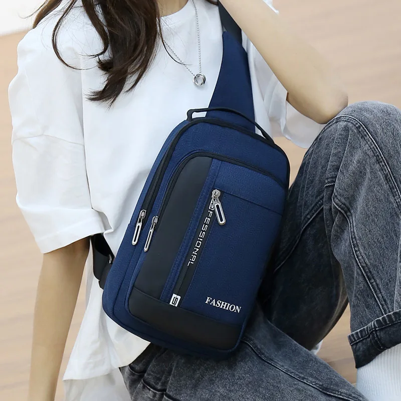 

AOTTLA Men Business Chest Bag Fashion Casual Crossbody Bag Brand Men'S Messenger Bag New Travel Shoulder Bag For Male Oxford Bag