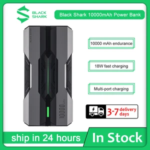 black shark eco system 10000mah 18w quick charge power bank with three usb output for iphone for xiaomi portable charger free global shipping
