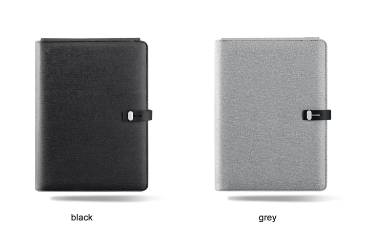 Бизнес Путешествия B5 сумка менеджера портативный padfolio ноутбук с power bank зарядное устройство провода и беспроводной зарядки iPad замок