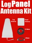 Комплект B усилитель сигнала ретранслятор 12 бревен LDPA направленная наружная внешняя антенна 9 дБ панель настенное внутреннее крепление кабель 5D-FB