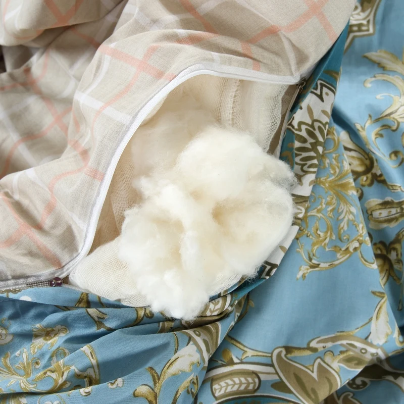 100% хлопковое стеганое одеяло для близнецов/полное королевского размера зимнее