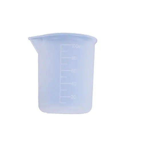 

DoreenBeads 100ml Silicone White Measuring Cup DIY Making Fashion Jewelry Tools Equipments 7.1*6.4cm,1PC