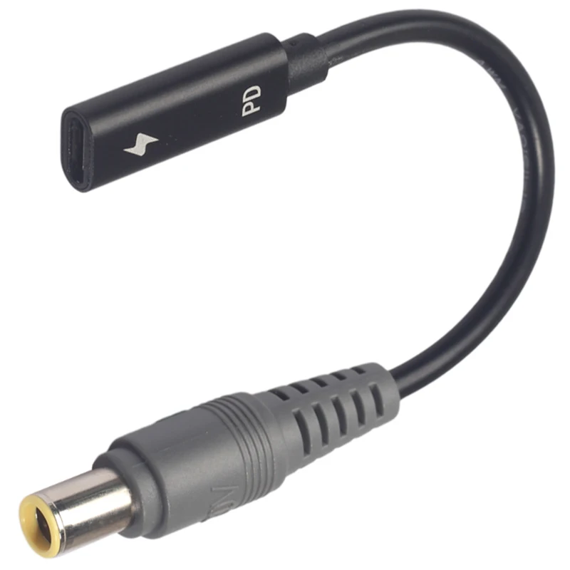 USB Type C женский PD зарядный кабель шнур для Lenovo Thinkpad X61S R61 T410 T420S T400 T430 SL400 E425 зарядное