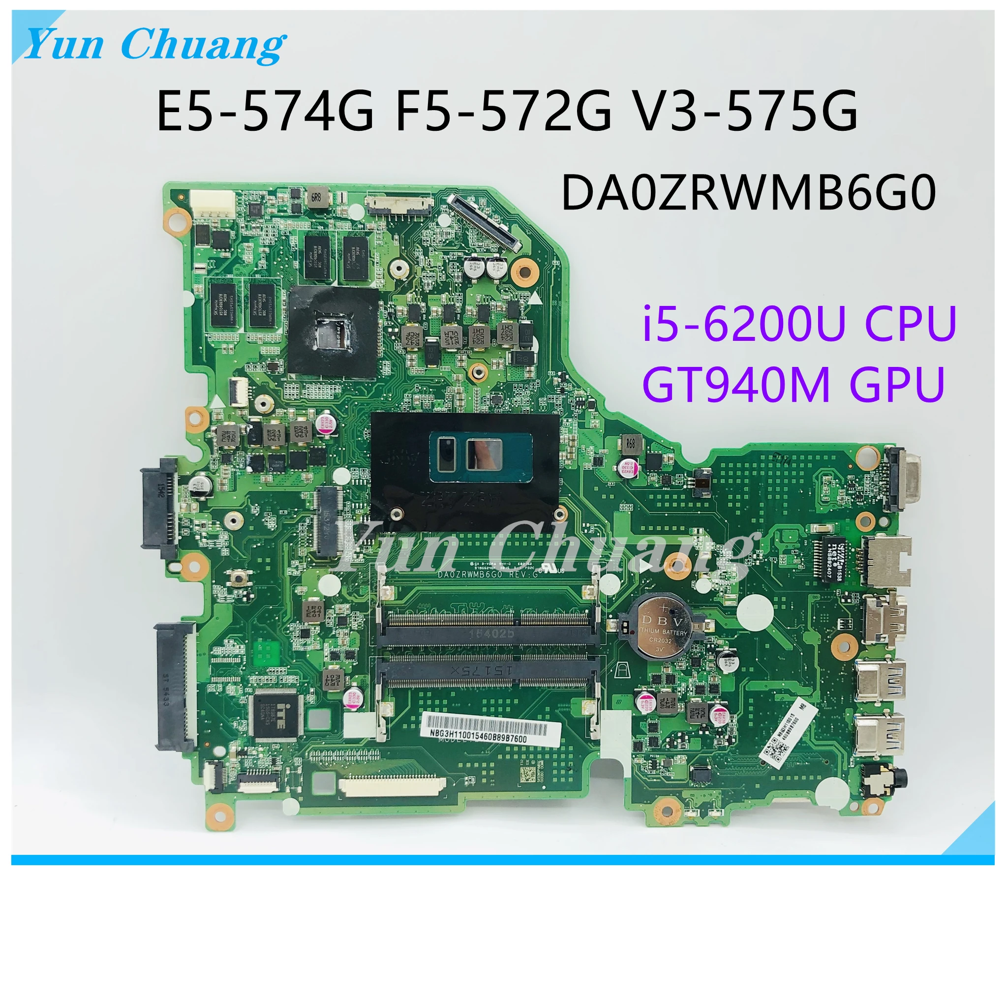 NBG3H11001 DA0ZRWMB6G0 для Acer Aspire искусственная задняя материнская плата ноутбука с