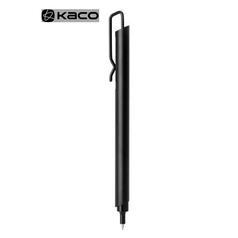 

Оригинальная металлическая гелевая ручка KACO Klip с черными чернилами, 0,5 мм, с зажимом для ручки, новый дизайн, ручка для офиса, бизнеса, подаро...