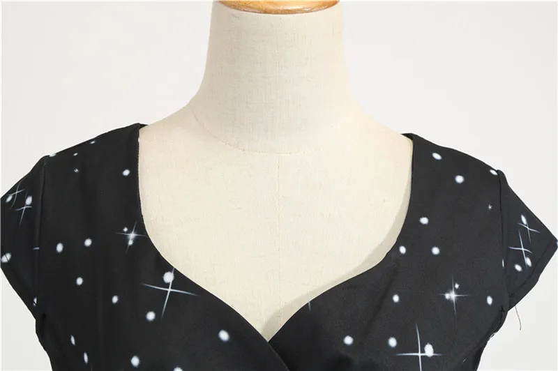 Женское платье большого размера с рождественским принтом винтажное вечернее