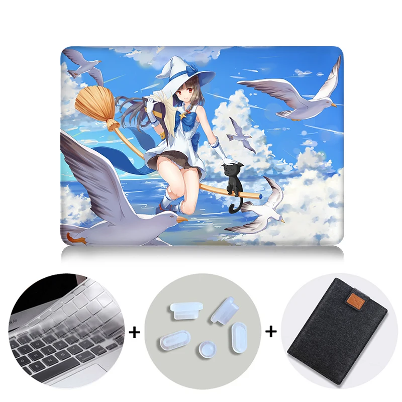 MB01 MTT чехол для Macbook Pro retina 13 15 дюймов A1706 A1989 A1398 Аниме Сумка для ноутбука чехол для Mac book Air 11,6 12 Pro 13,3 15,4 Fumda - Цвет: MB01