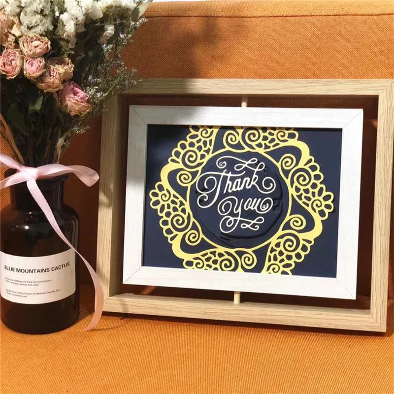 Naifumodo двойная круглая рамка металлические режущие штампы Скрапбукинг альбом