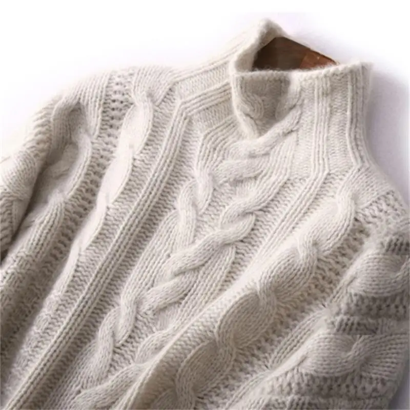 Свитер женский кашемировый Осень-зима размера плюс | Женская одежда