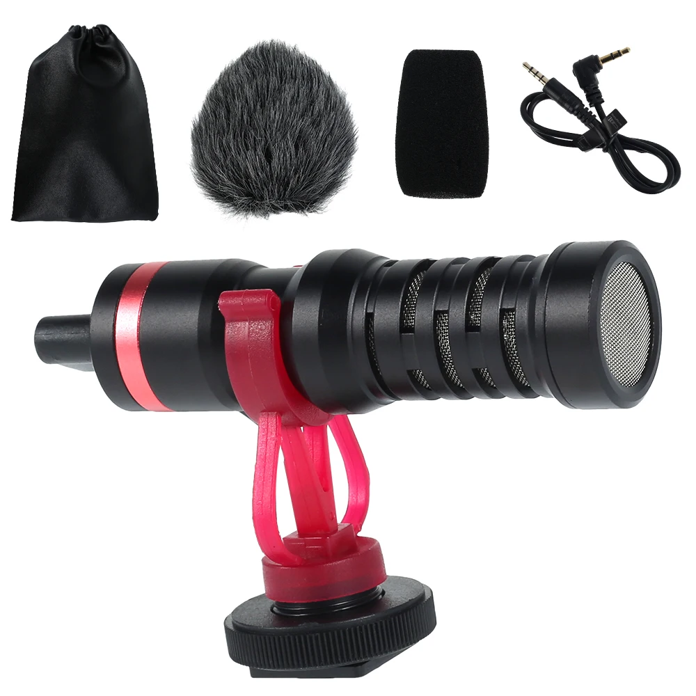 

Camera Video Shotgun Dslr Microphone & Videomicro Mic for IPhone/Android Mobile Phone for Canon EOS for Nikon