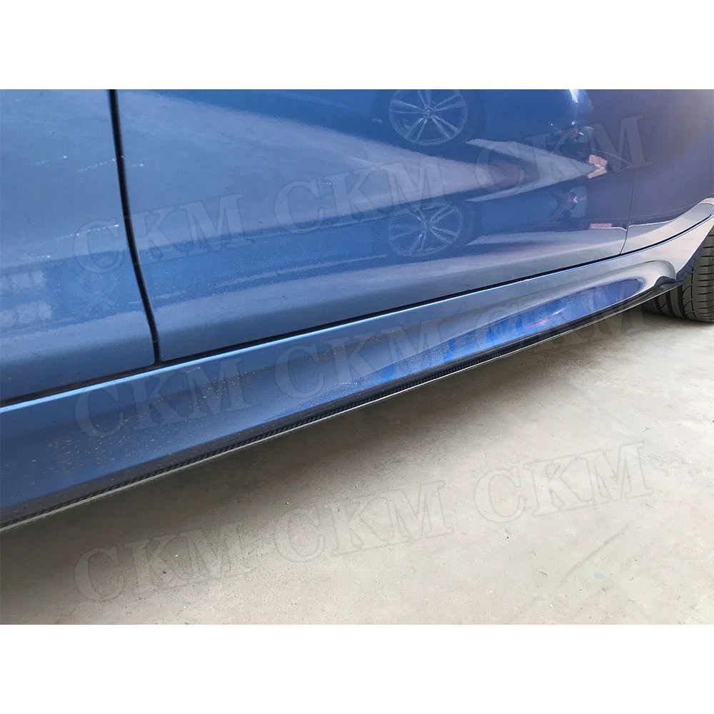 Боковые юбки из углеродного волокна фартуки для BMW 1 серии F20 M Sport M135i M140i хэтчбек