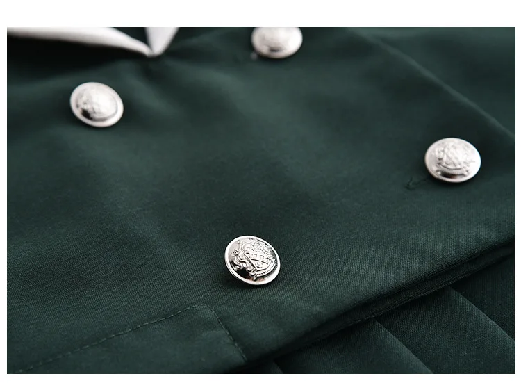 

New Arrival Green Sailor Suit Sika Deer Armbands JK Uniforms Chorus British School Girl Uniform Set S-XXL