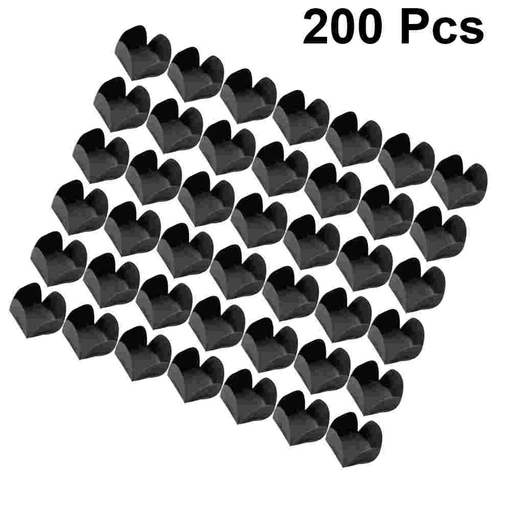 

200pcs Chocolate Wrappers Chocolate Paper Candy Cups Tray Paper Dessert Chocolate Base Packaging Liners for Birthday Wedding