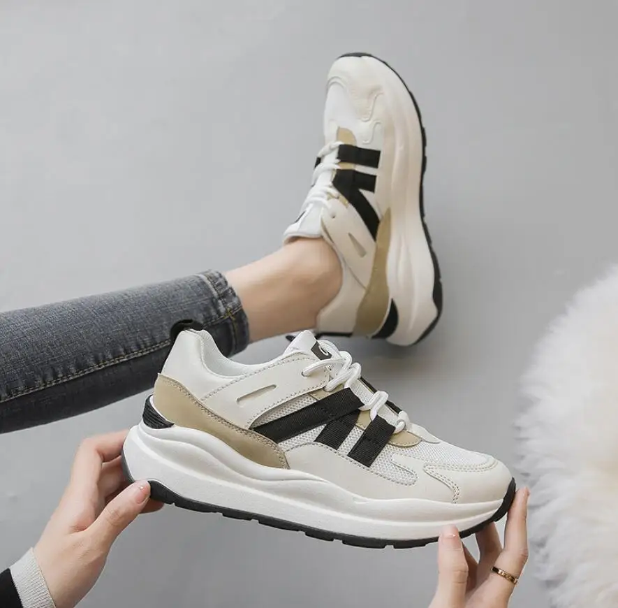 

Women's Sneakers Sports Shoes Kawaii Shoes Anime Fashion Casual Vulcanized Flats Harajuku Platform White Fema Shoes