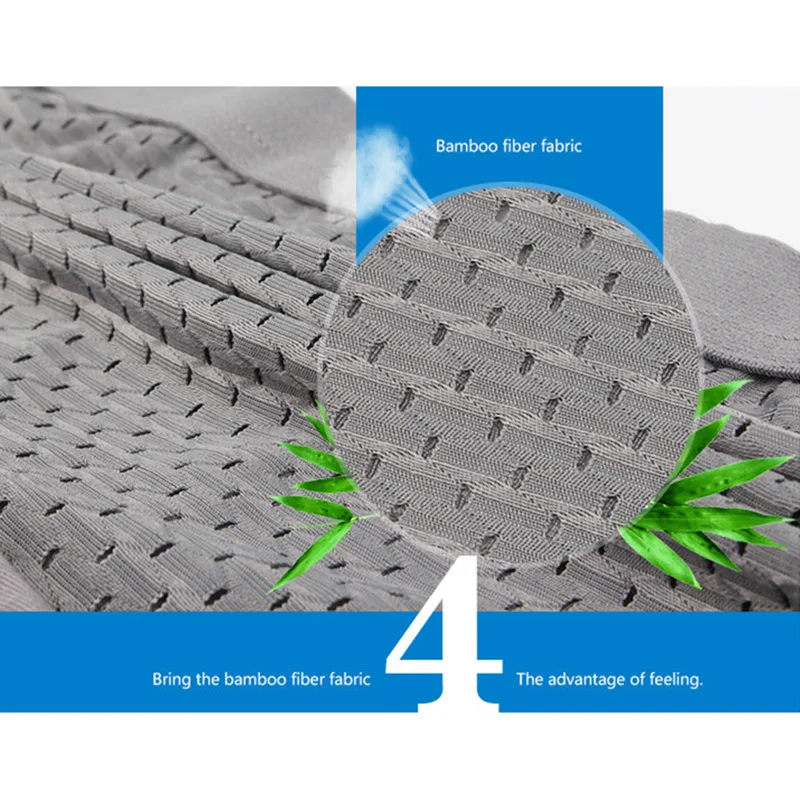 Новые 3 шт Мужские бамбуковые волокна Сетка дышащие U выпуклые кальсоны нижнее