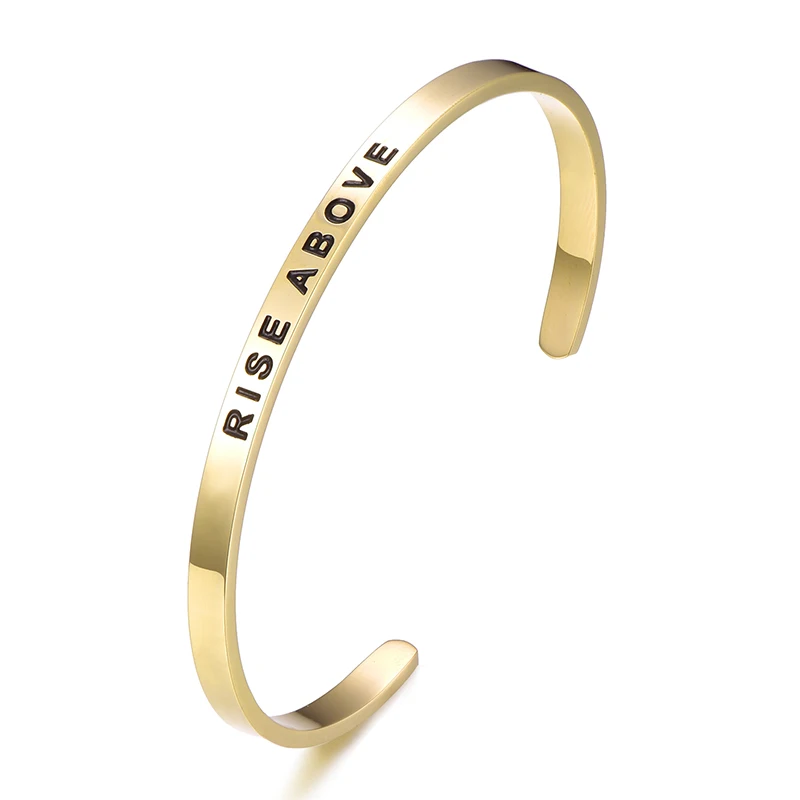 Браслет на запястье женский из нержавеющей стали Серебристый Регулируемый