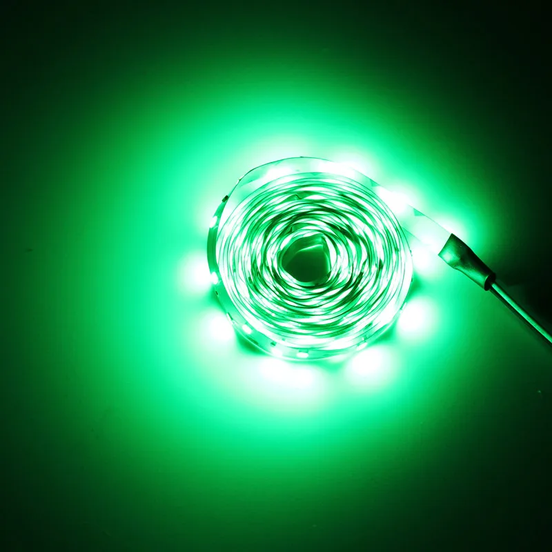 5 м/в рулонах водонепроницаемый rgb светодиодный неоновый светильник теплый белый синий красный зеленый светодиодный гибкий светильник лента адаптер 12 В - Испускаемый цвет: Зеленый